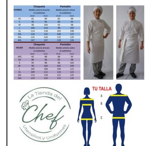 a.Uniforme para Cocina (Pack completo)