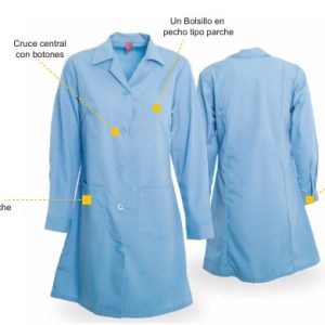 Delantal (Mujer) /Cotona (Hombre) Blanco