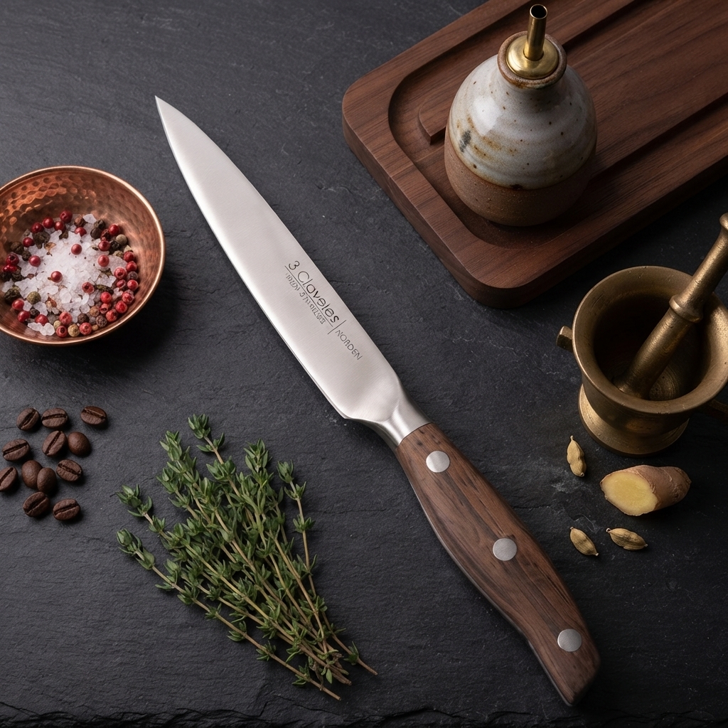 Cuchillo Cocina Norden 3 Claveles 13CM